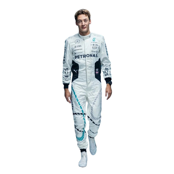 2024 George Russell & Lewis Hamilton Qatar GP F1 Racing Suit - Speedxgear