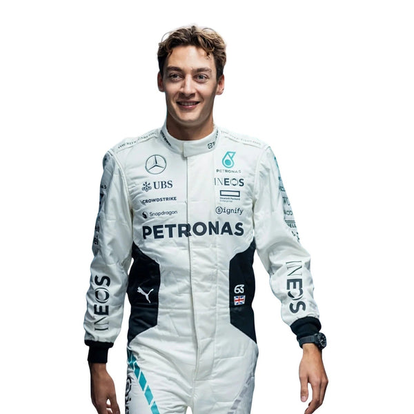 2024 George Russell & Lewis Hamilton Qatar GP F1 Racing Suit - Speedxgear