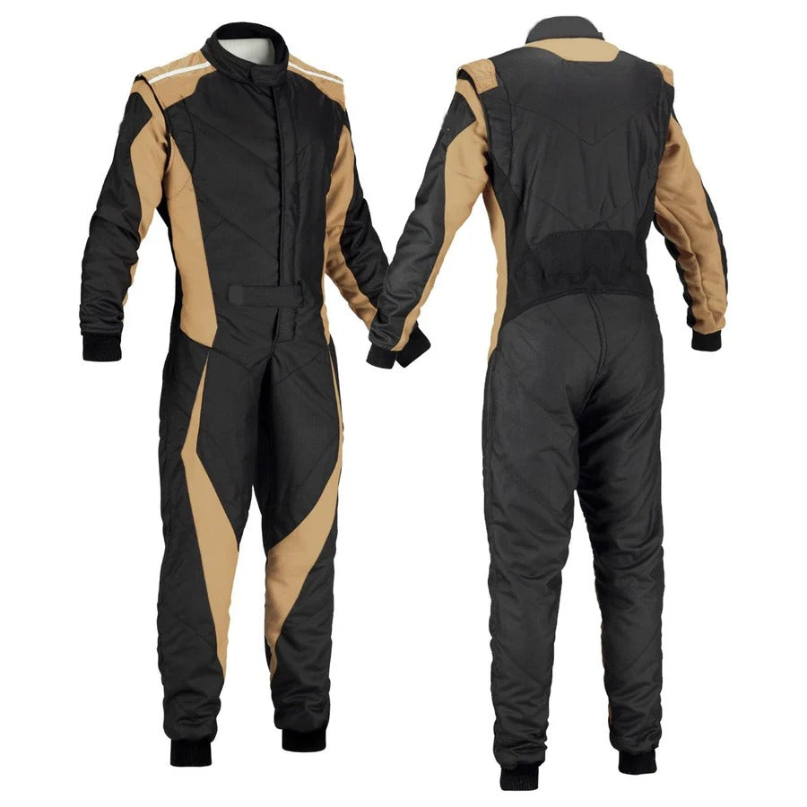 Plain Black Go Kart Racing Costume Riches Hue