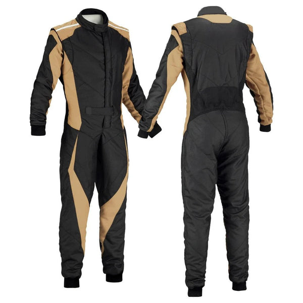 Plain Black Go Kart Racing Costume Riches Hue