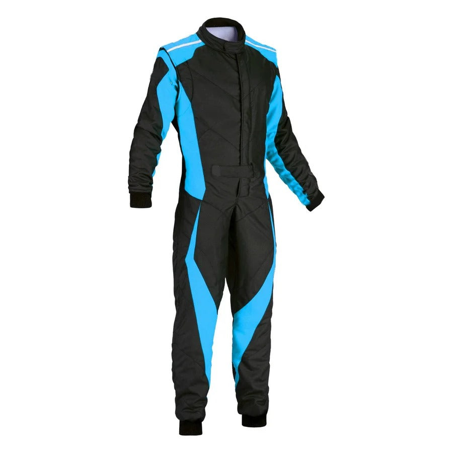 Black and Blue Go-Kart Driver Racing Costume Secondary image