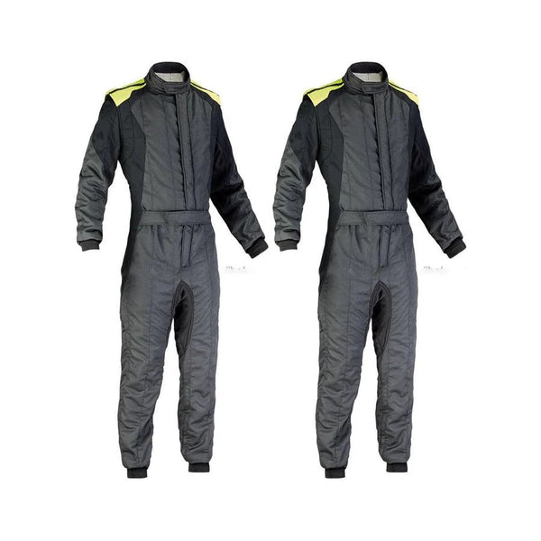 Karting Gray Cordura One Piece Race Suit Riches Hue