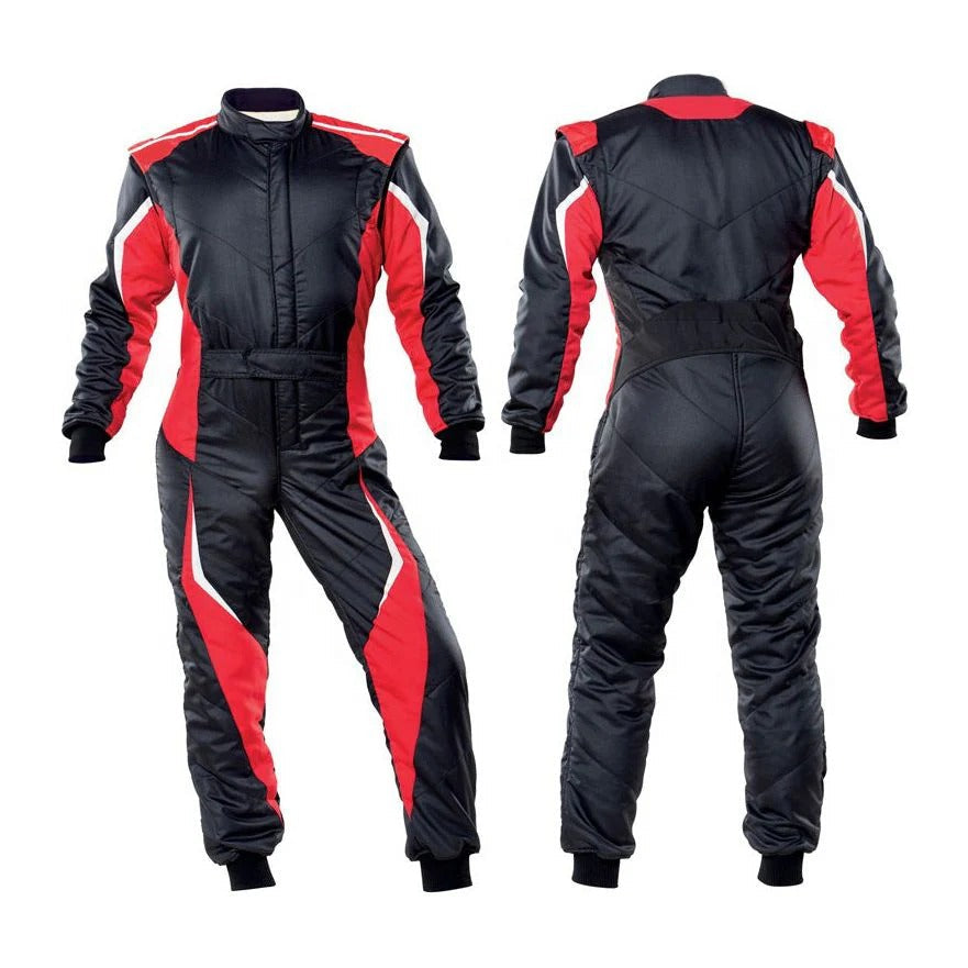 Red and Black Custom Go Kart Racing Suit Secondary image