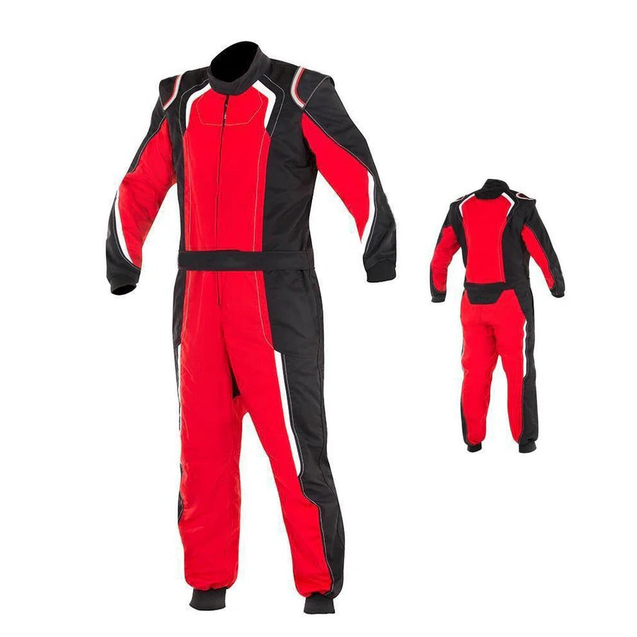 Black / Red Go-Kart Racing Wear Outfit Riches Hue