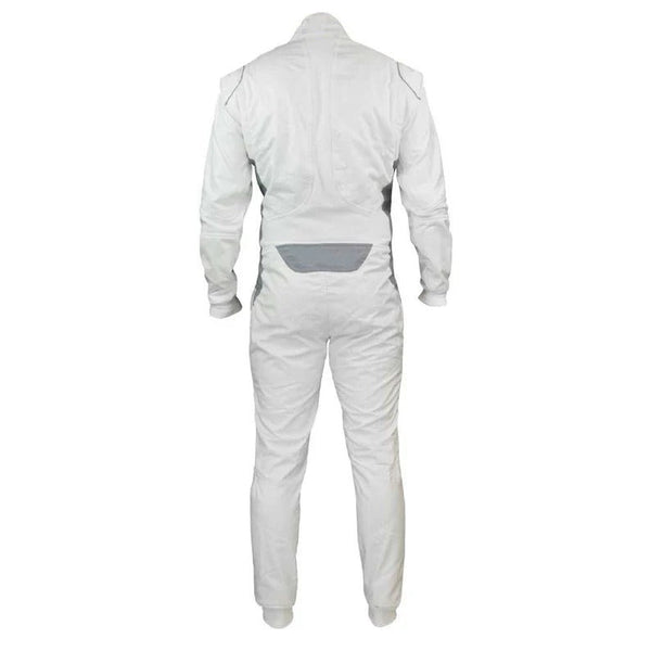 White Karting Racing Costume Riches Hue