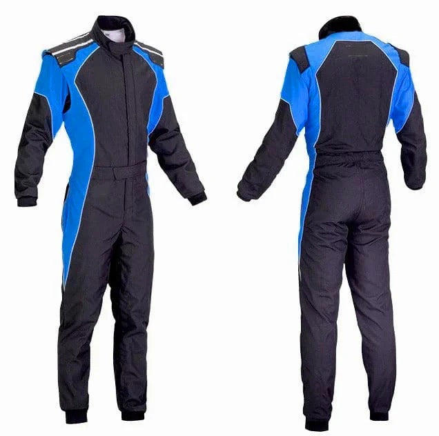 Black & Blue Go Kart Custom Suit Riches Hue