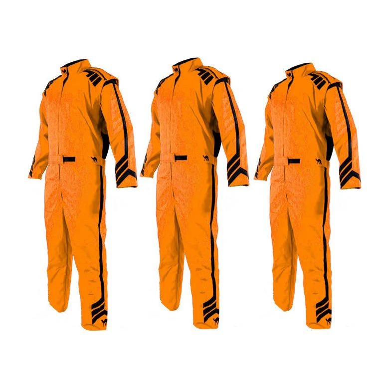 Orange Racing Suit for Go Karting Riches Hue