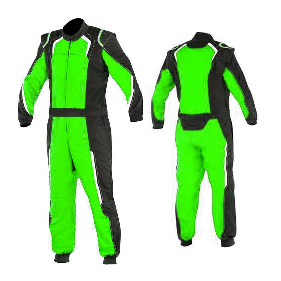Green Custom Go Kart Racing Suit Riches Hue