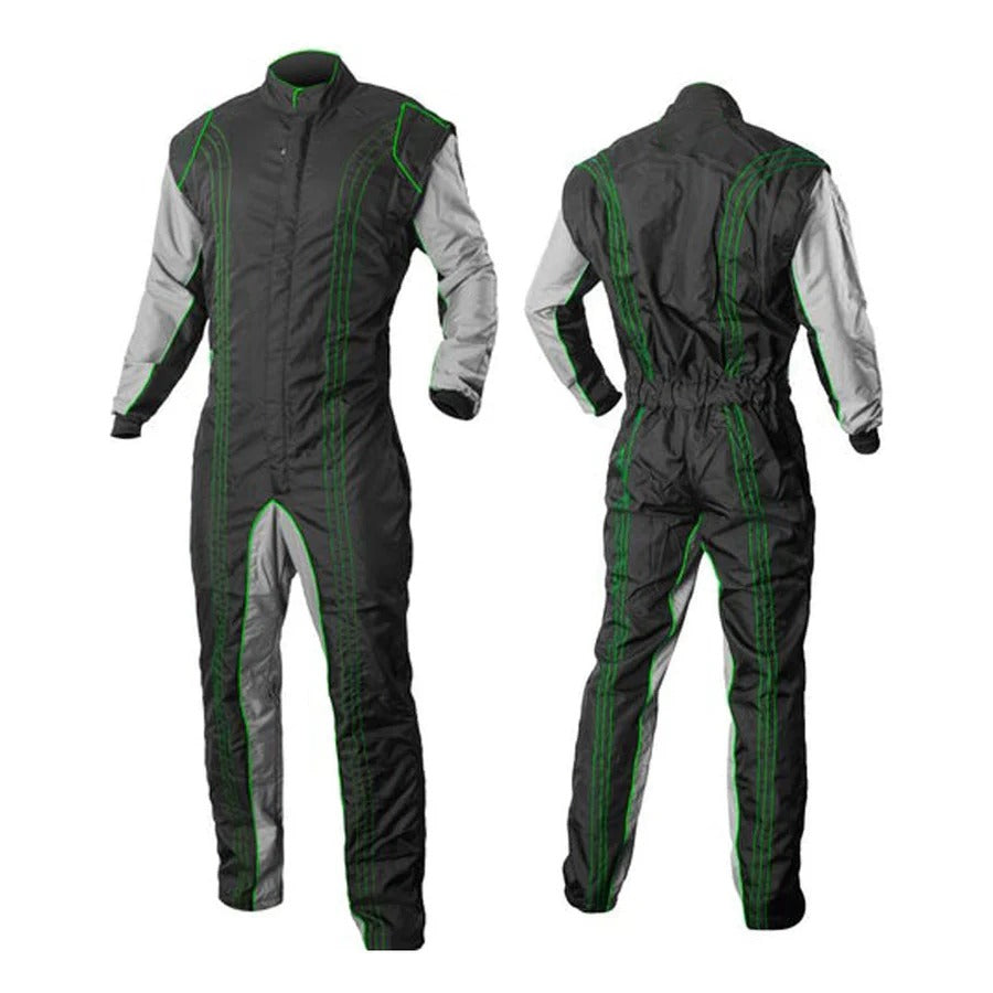 Karting Race Suit Black & Gray Riches Hue Main image