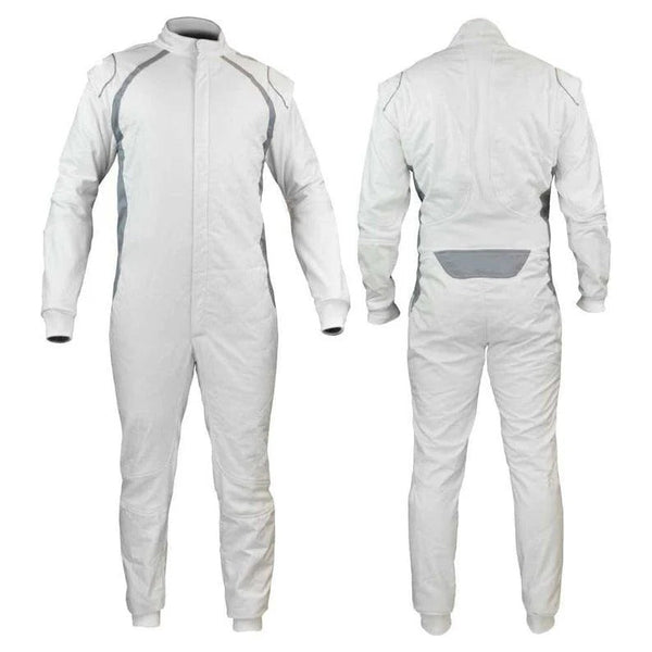White Karting Racing Costume Riches Hue