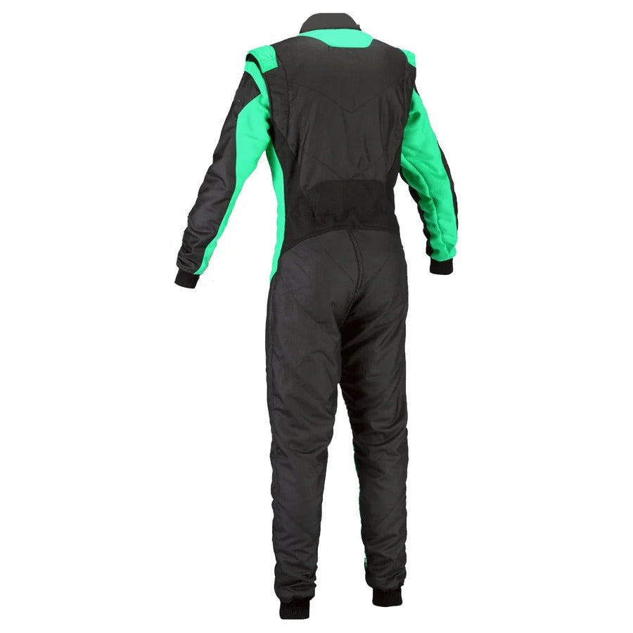 Black / Teal Go-Kart Car Racing Costume Riches Hue