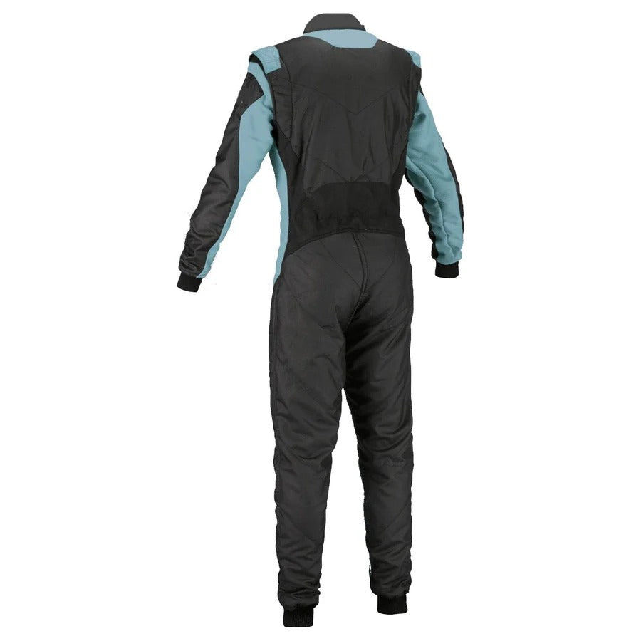 Plain Black & Blue Go Kart Racing Costume Riches Hue