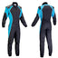 Black & Blue Racing Suit for Go Karting Riches Hue