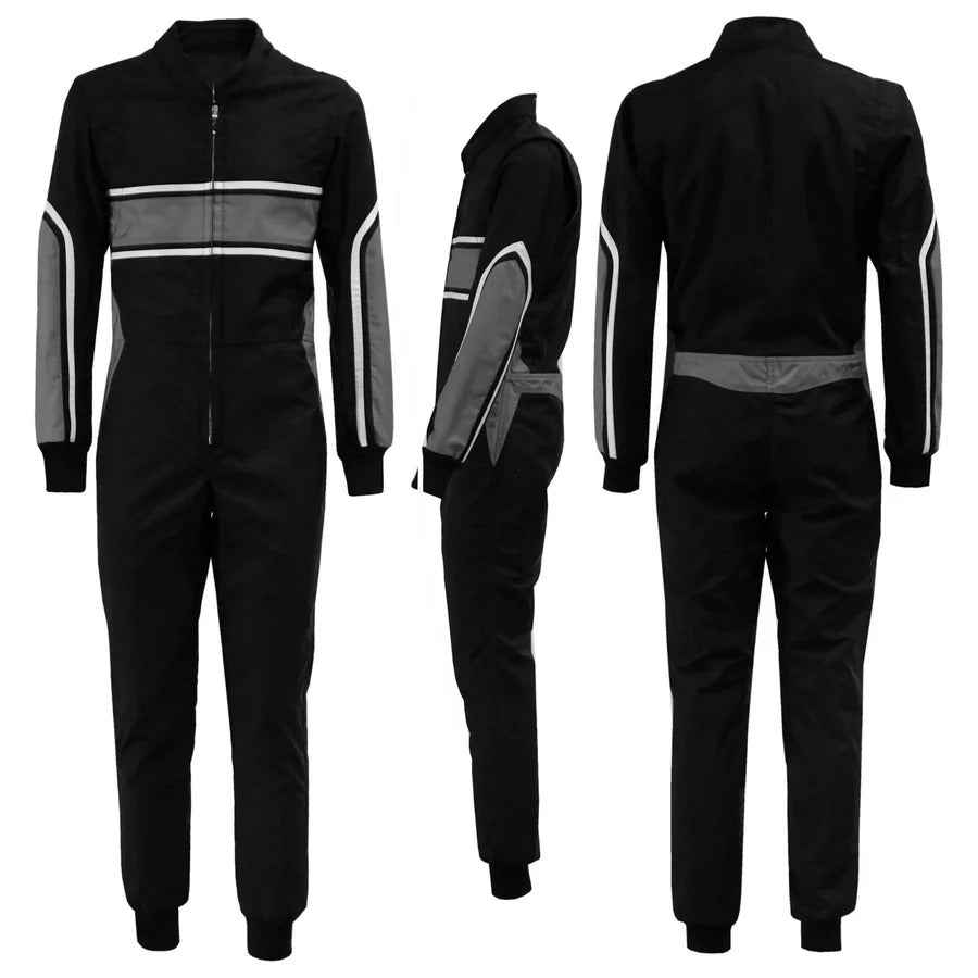 Black & Gray Go Kart Custom Suit Riches Hue