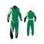 Green Racing Suit for Go Karting Riches Hue