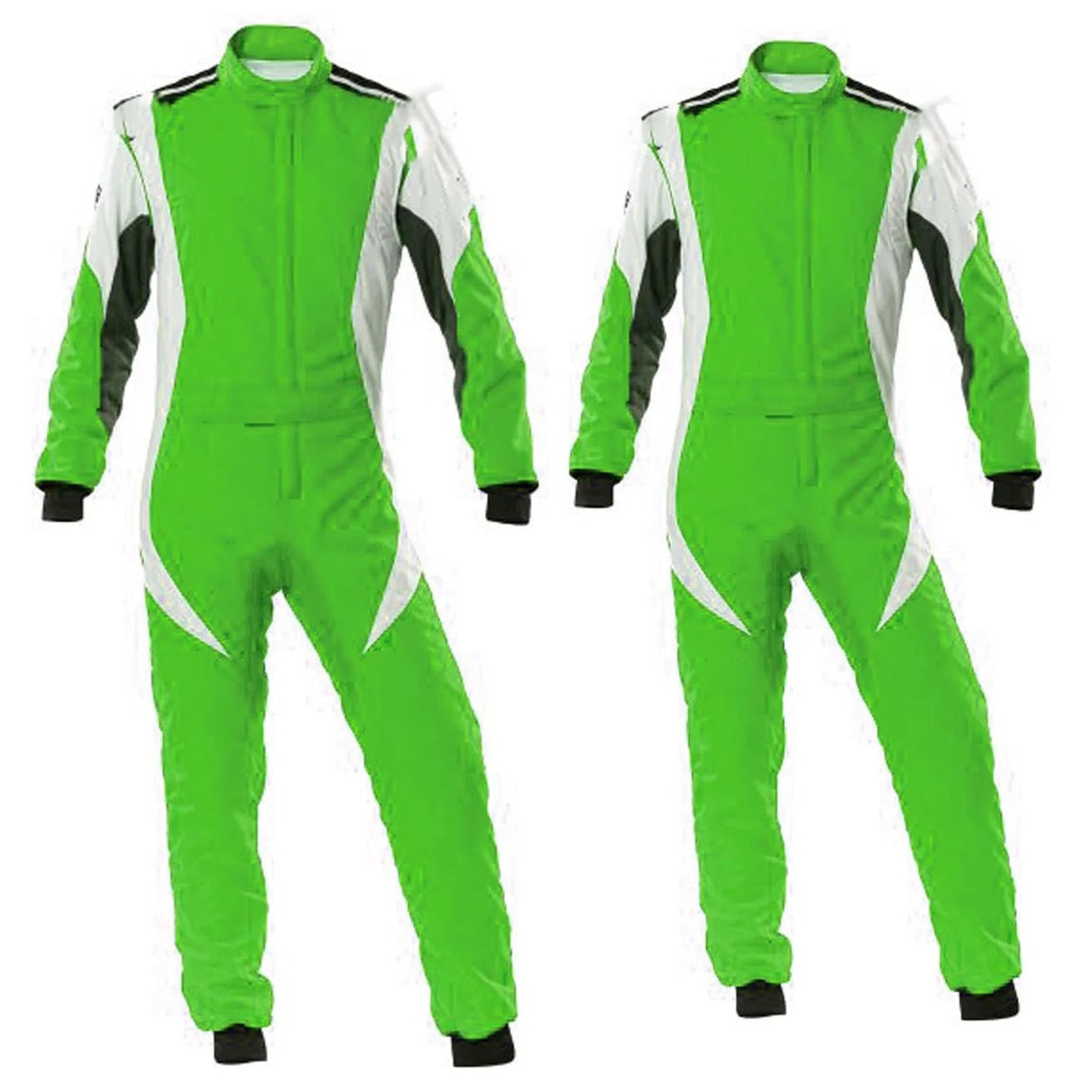 Green Go Kart Racing Suit Men Riches Hue