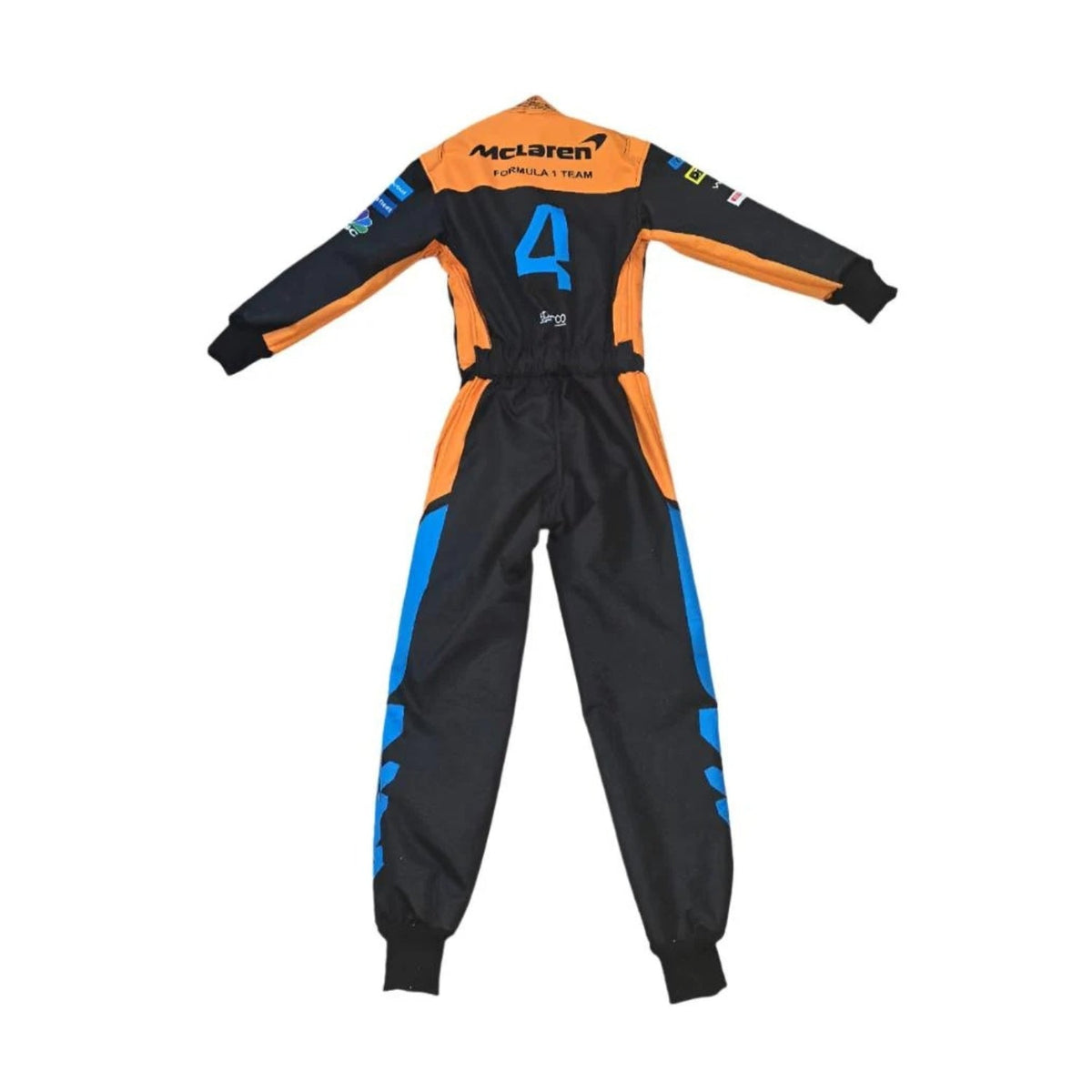 Lando Norris 2022 F1 racing suit – back view 