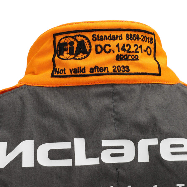 2023 Lando Norris 'Triple Crown' Spanish GP F1 Racing Suit Riches Hue