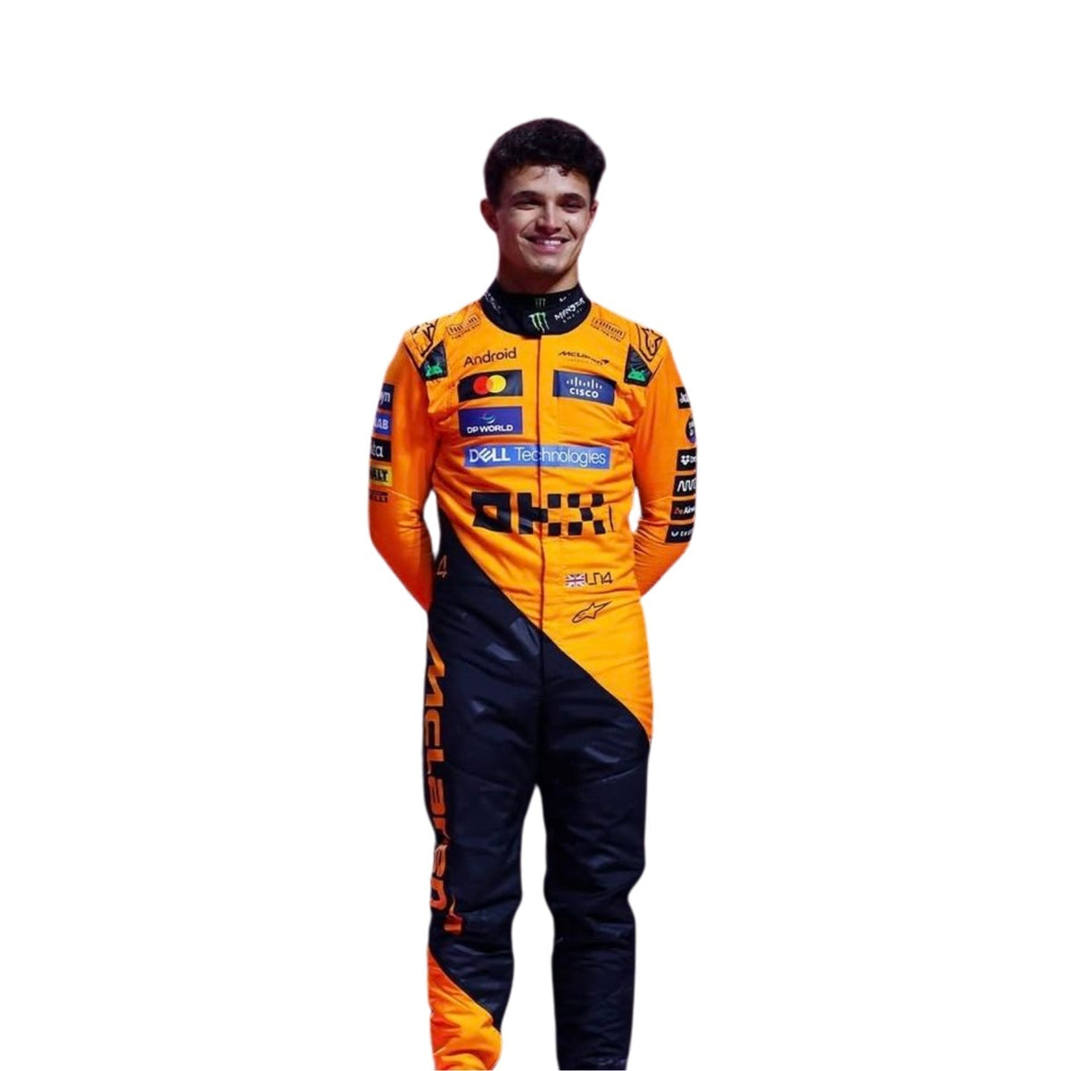 2025 F1 Racing Costume Worn by Lando Norris & Oscar Piastri Riches Hue