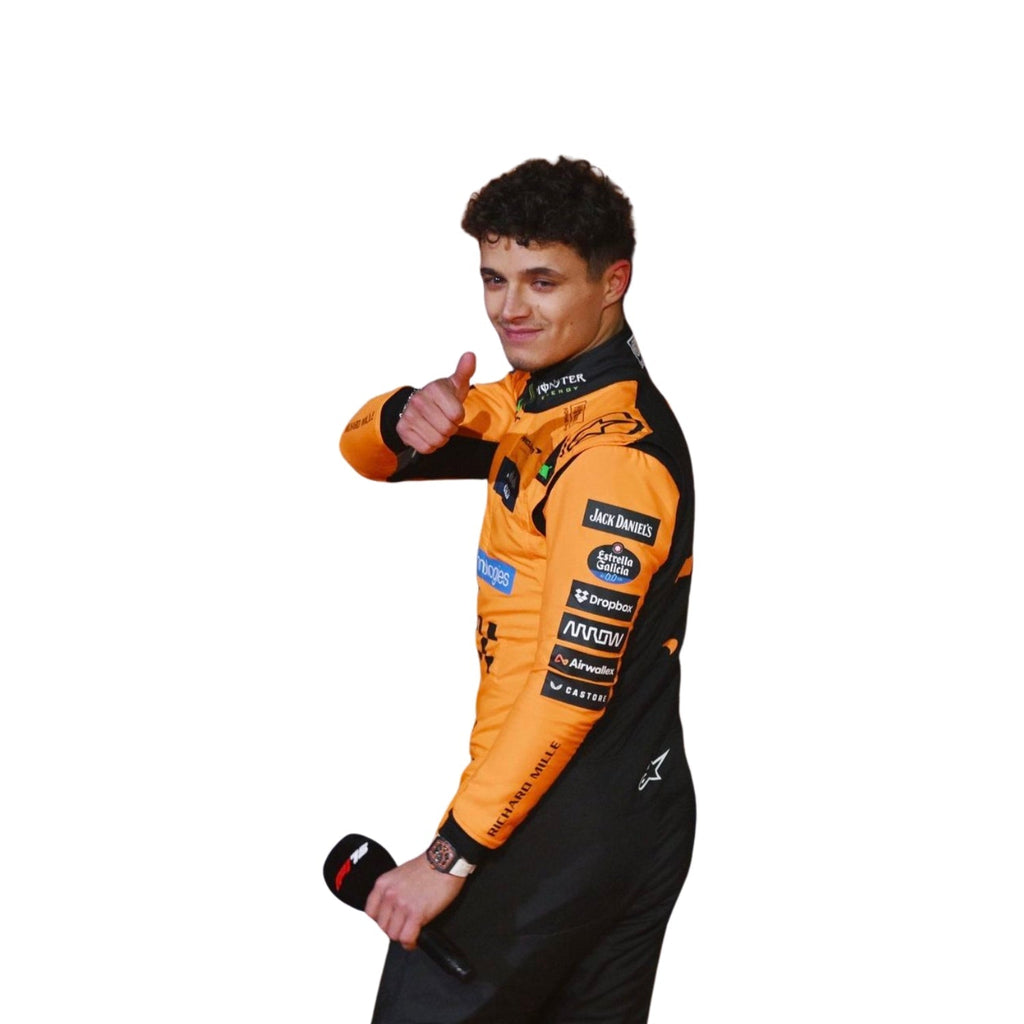 2025 F1 Racing Costume Worn by Lando Norris & Oscar Piastri Riches Hue