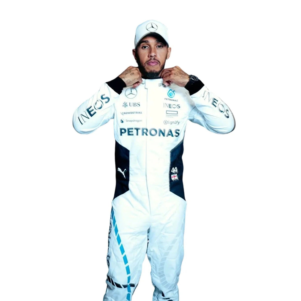 2024 George Russell & Lewis Hamilton Qatar GP F1 Racing Suit - Speedxgear