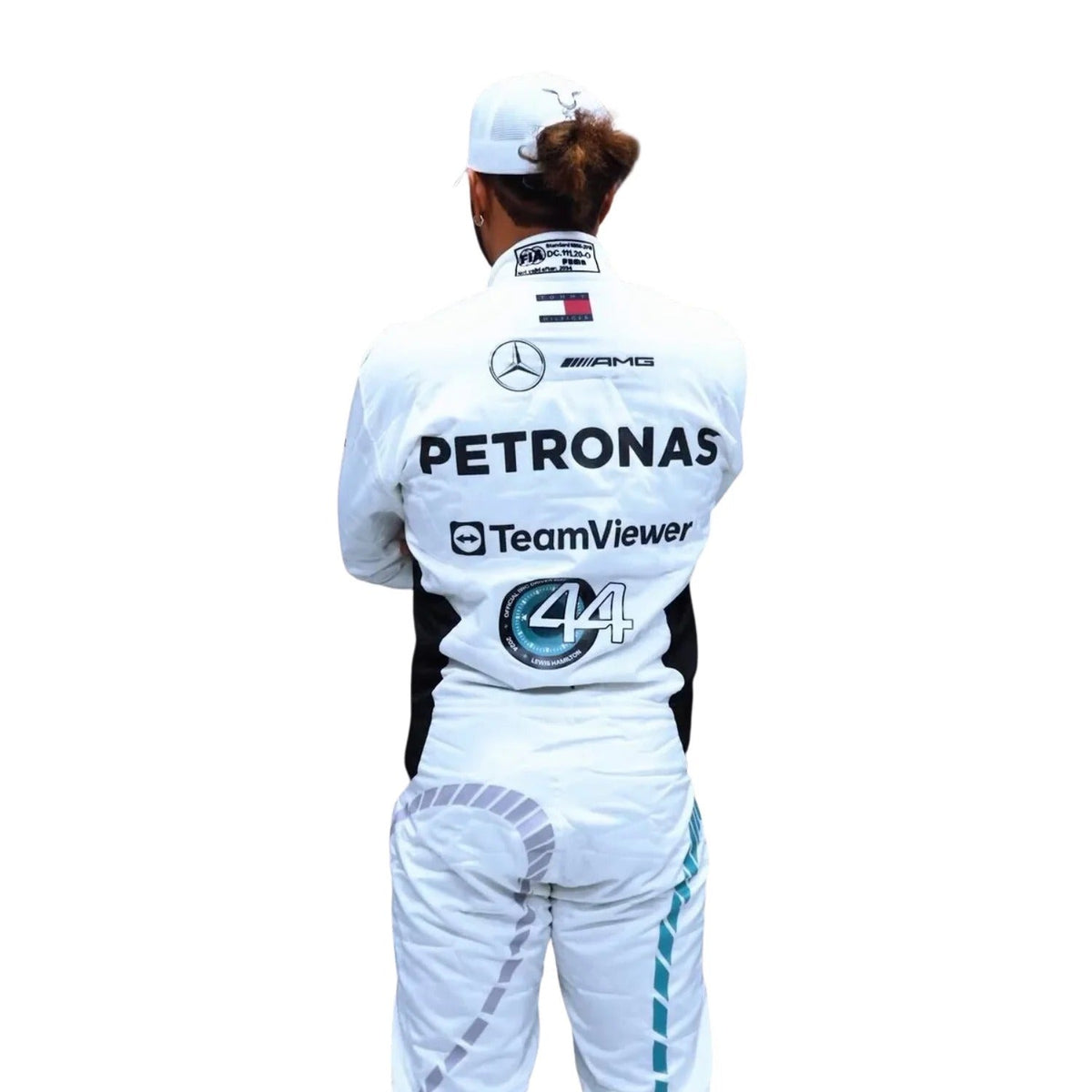 2024 George Russell & Lewis Hamilton Qatar GP F1 Racing Suit - Speedxgear