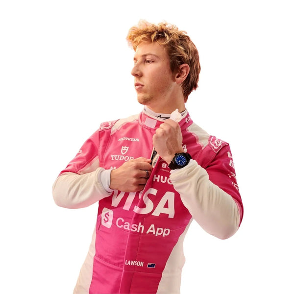 Liam Lawson 2025 Miami GP F1 Race Suit Riches Hue
