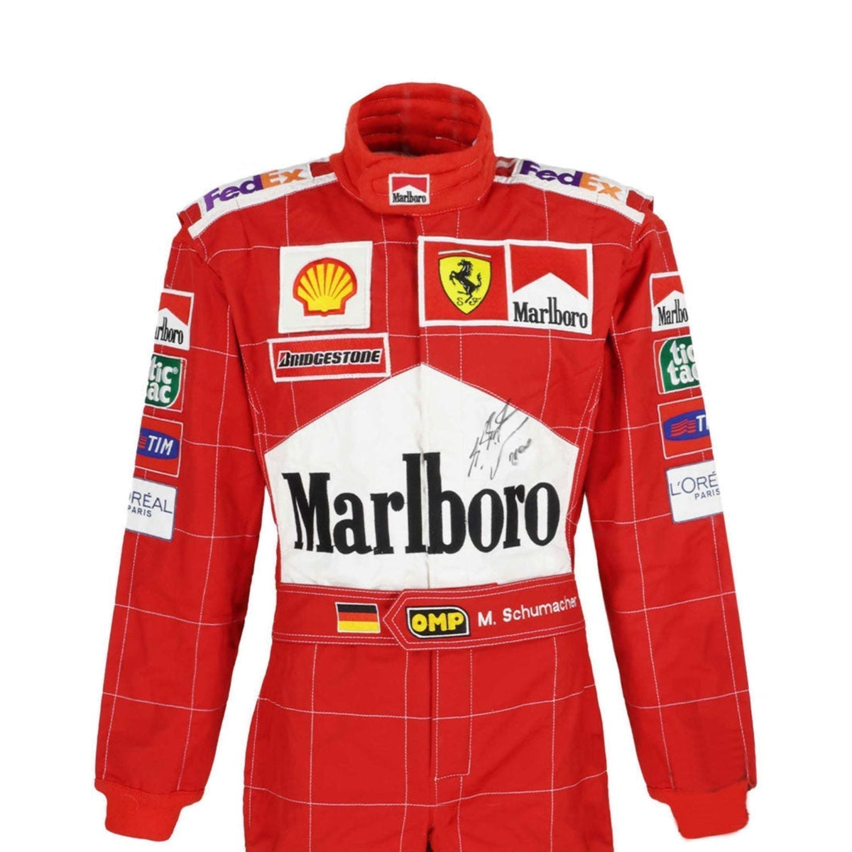 2002 Michael Schumacher F1 Racing Suit Riches Hue