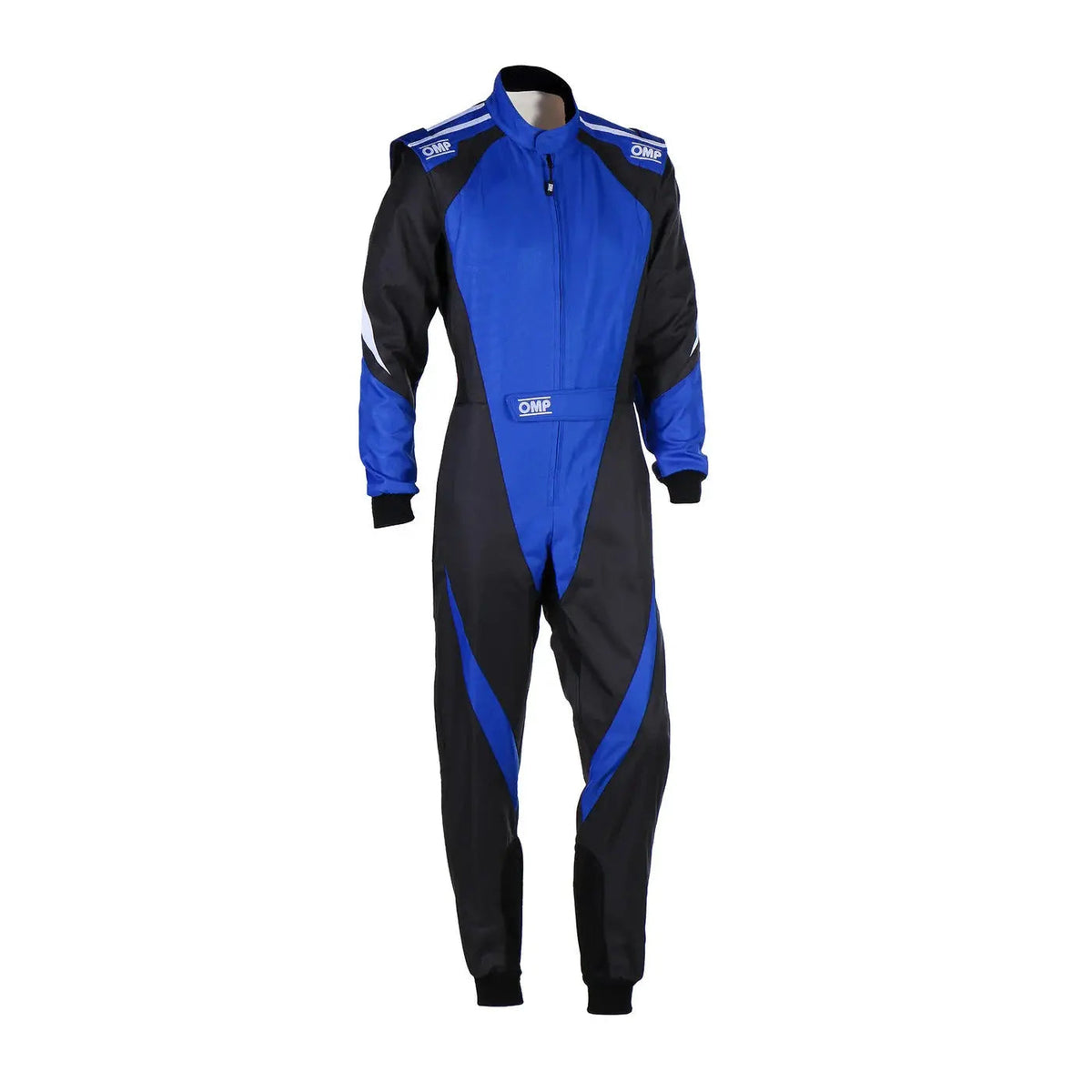 Black and blue racing suit OMP Kart Suit KS-3X - FIA 88770 Riches Hue
