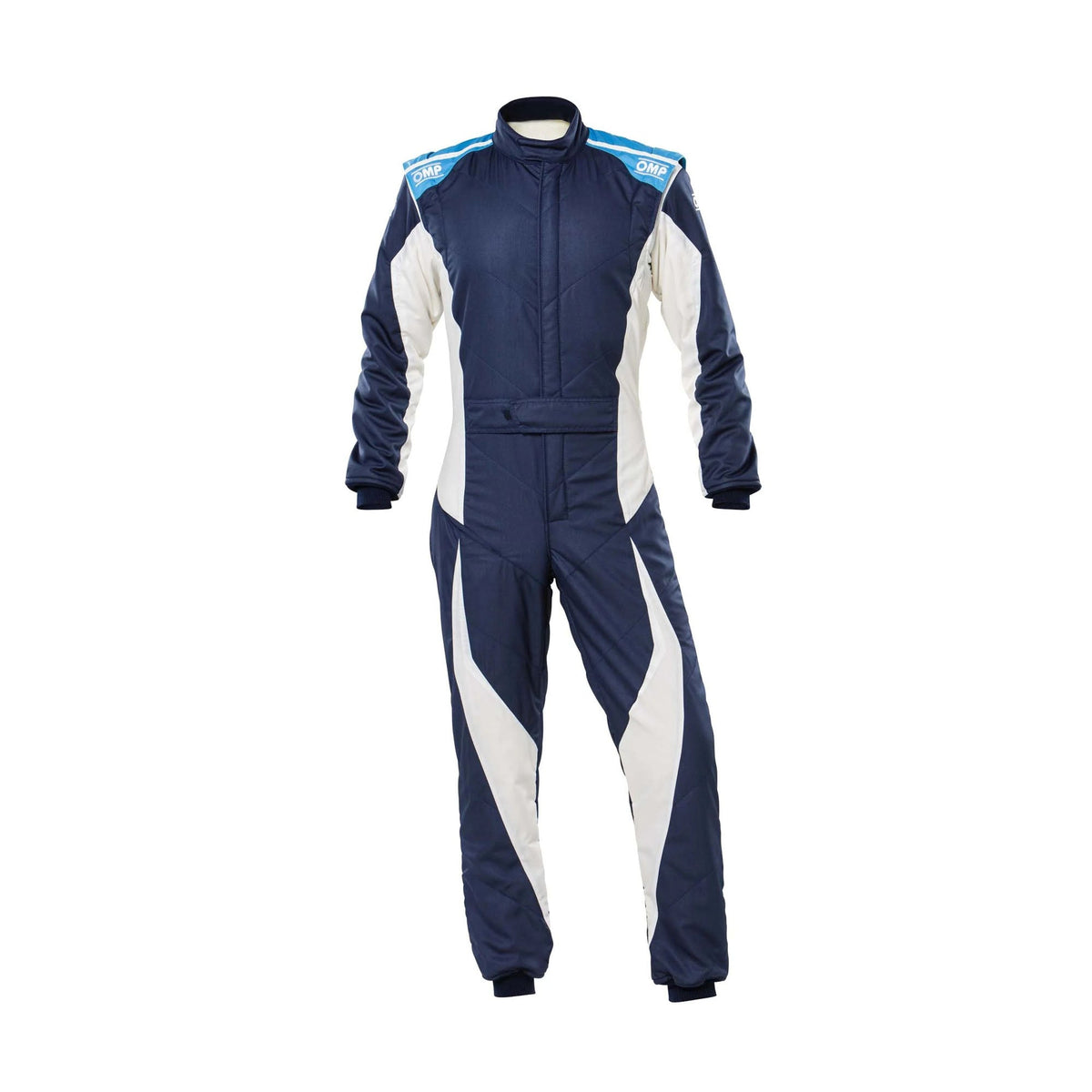 OMP Tecnica Evo Navy Blue / White Racing Suit Riches Hue Main image
