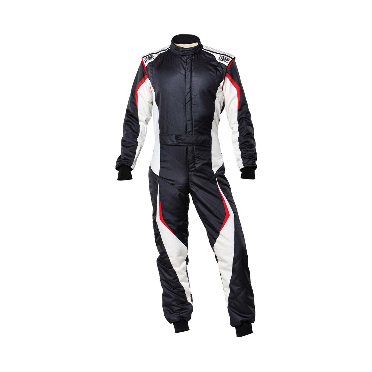 Black / White OMP Tecnica Evo Racing Costume Riches Hue Main image
