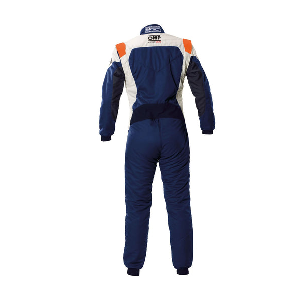OMP Tecnica Evo Blue Racing Suit Riches Hue