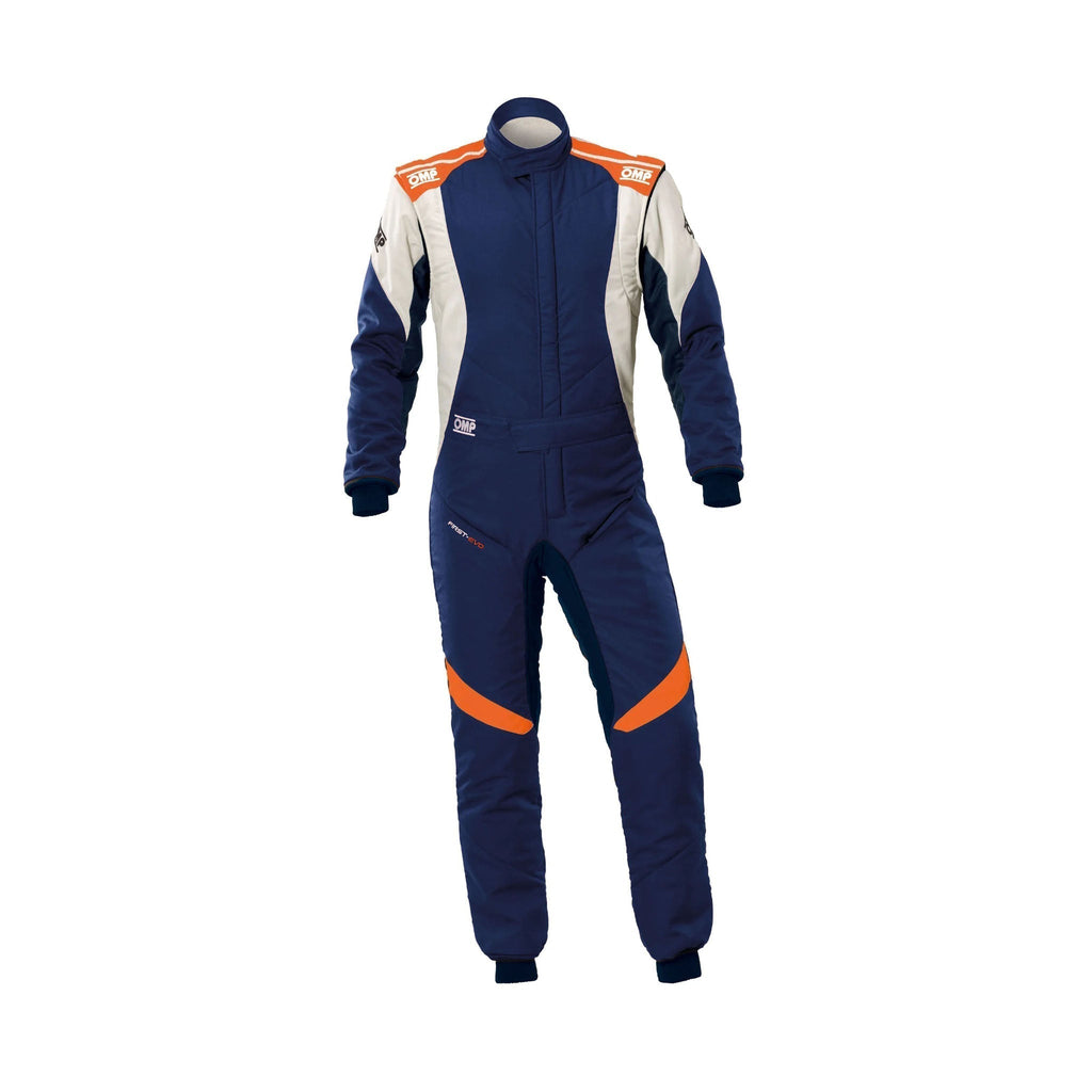 OMP Tecnica Evo Blue Racing Suit Riches Hue