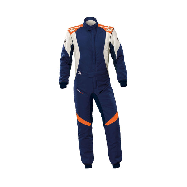 OMP Tecnica Evo Blue Racing Suit Riches Hue