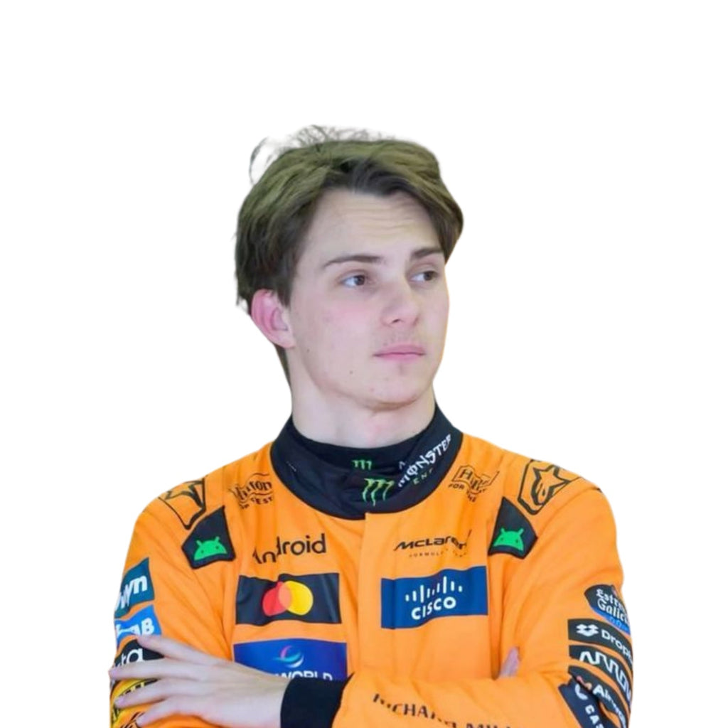 2025 F1 Racing Costume Worn by Lando Norris & Oscar Piastri Riches Hue