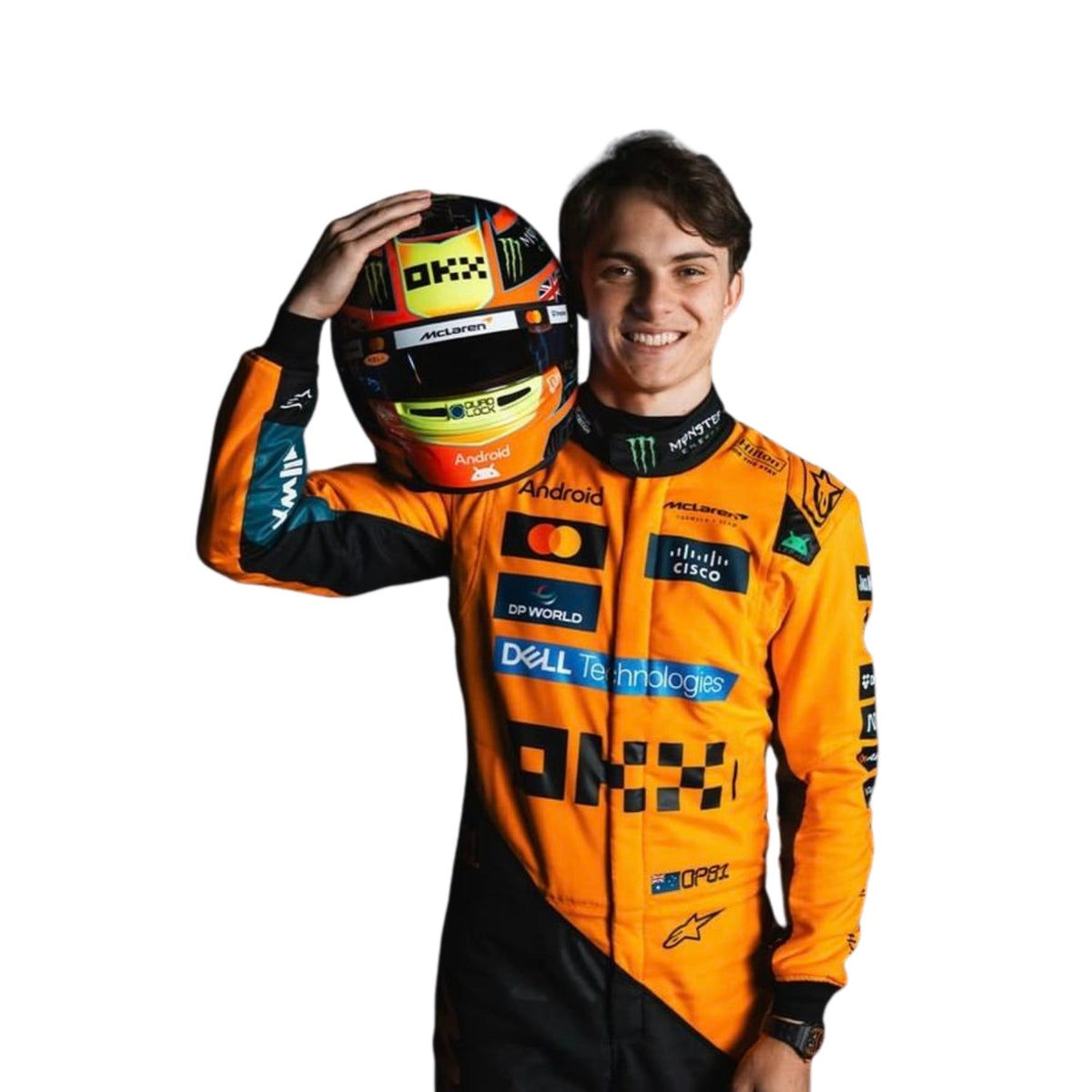 2025 F1 Racing Costume Worn by Lando Norris & Oscar Piastri Riches Hue