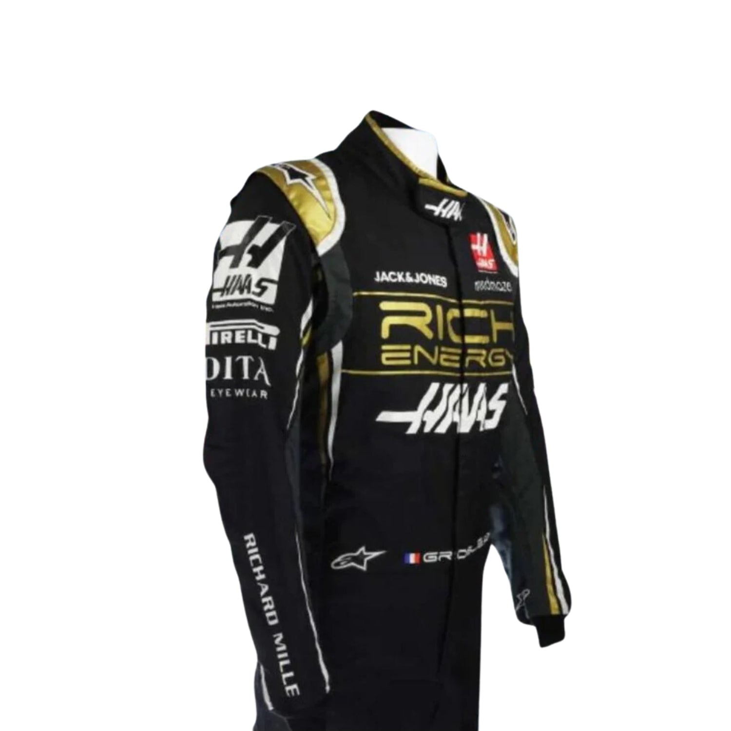 2019 Romain Grosjean F1 Racing Suit Secondary image