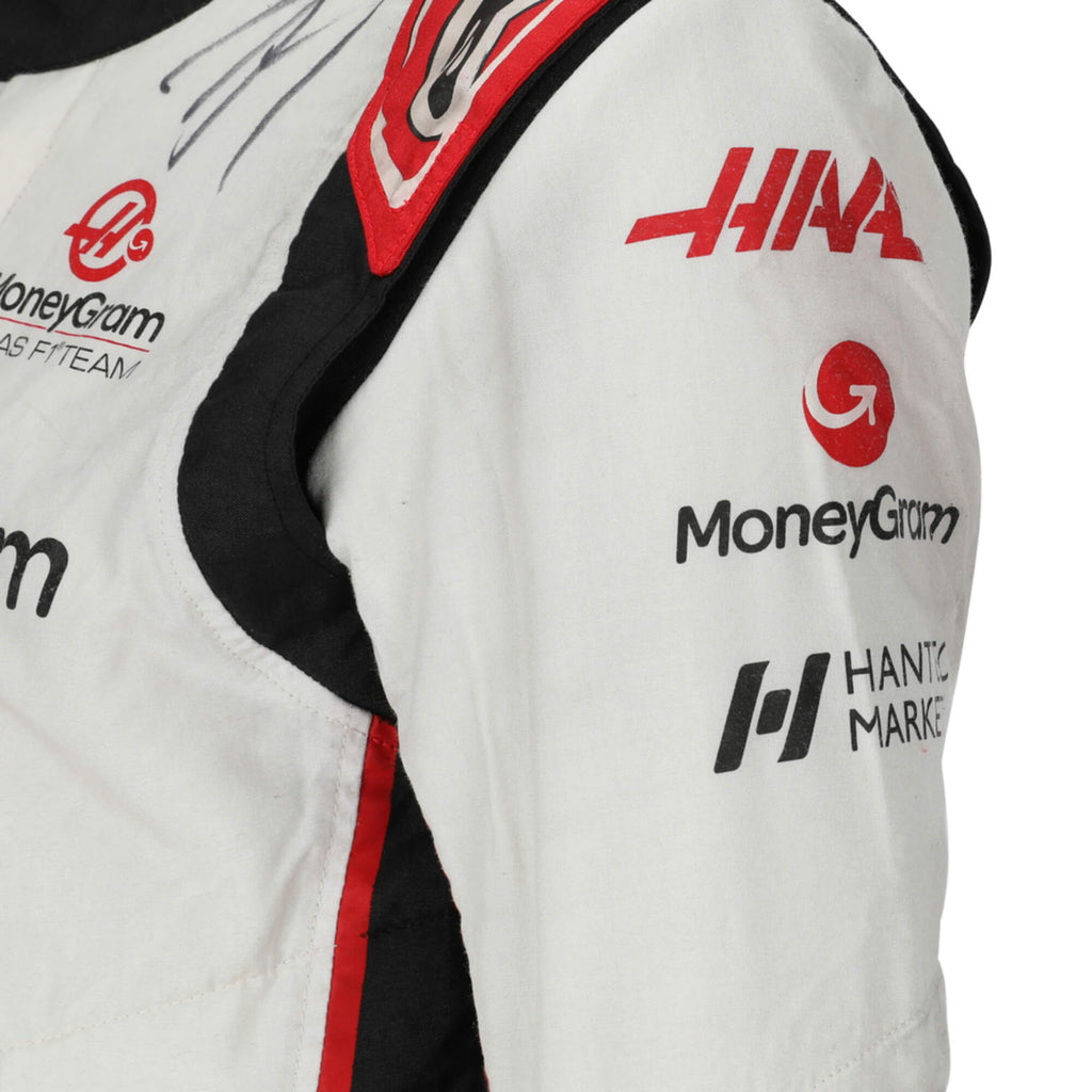 2017 Kevin Magnussen Signed Grand Prix F1 Racing Suit Riches Hue