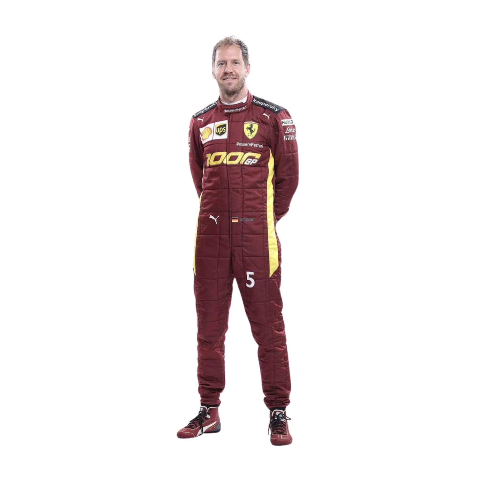 2020 Sebastian Vettel 1000 GP F1 Racing Suit Secondary image