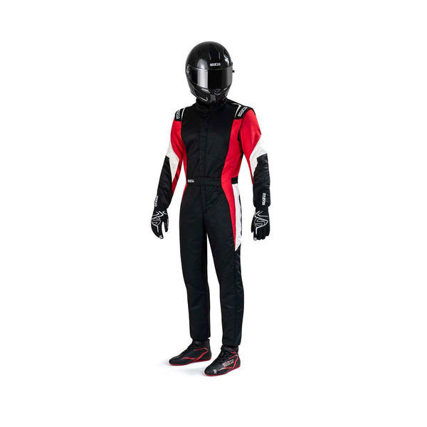 Black / Red Sparco Race Costume Riches Hue