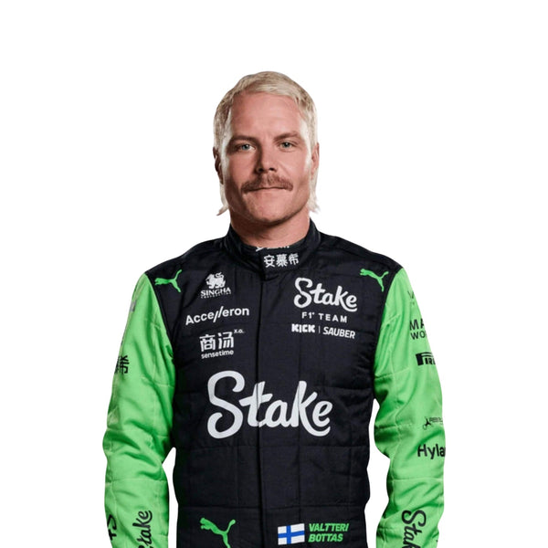 2024 F1 Racing Costume Worn by Guanyu Zhou & Valtteri Bottas – Singapore GP Riches Hue