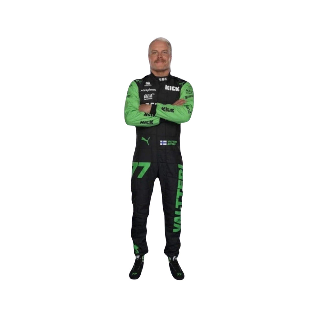 2024 F1 Racing Costume Worn by Guanyu Zhou & Valtteri Bottas – Singapore GP Riches Hue