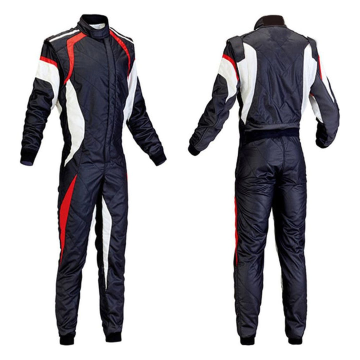 Black / White Kart Race Cordura One Piece suit Riches Hue