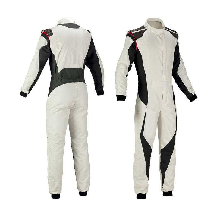 White Go-Kart Car Racing Wear Riches Hue