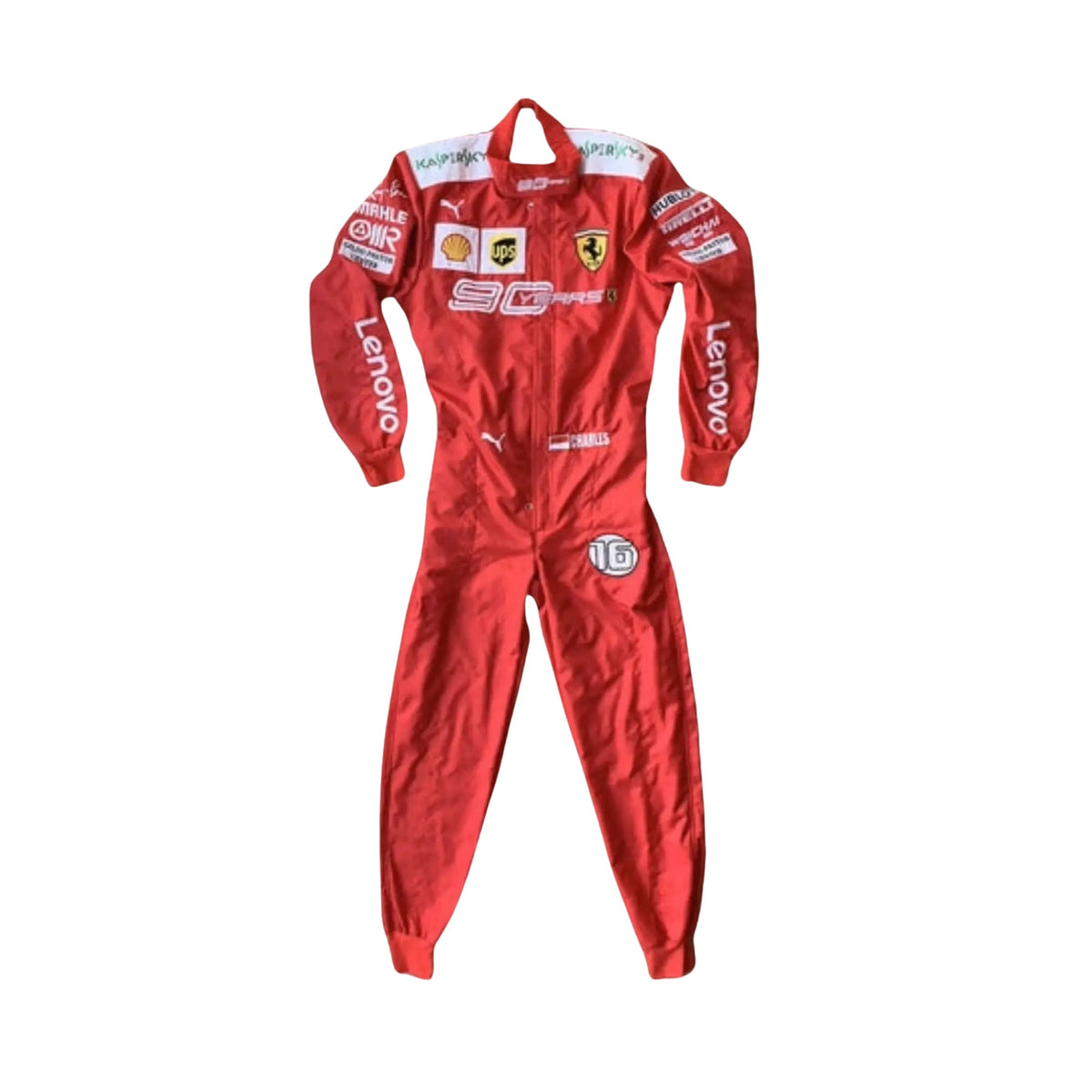2019 Charles Leclerc Scuderia 90 years f1 Race Suit Riches Hue Main image