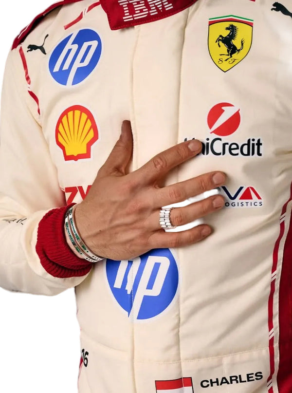 2026 Charles Leclerc Monaco GP F1 Racing Suit - Speedxgear