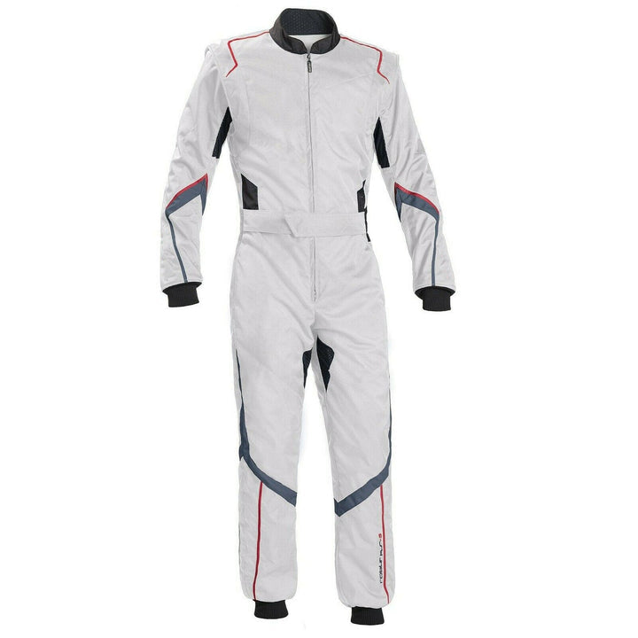 White Go Kart Racing Suit Riches Hue
