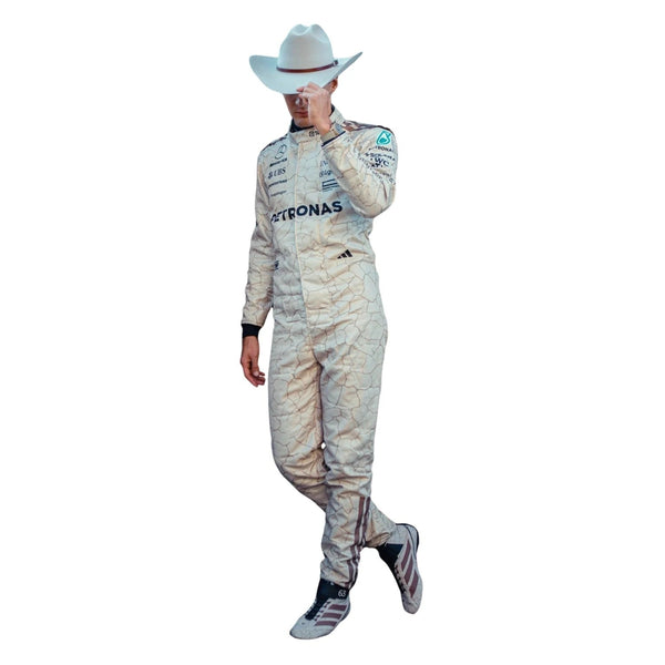 2025 George Russell & Andrea Kimi Antonelli USA Austin GP F1 Racing Suit - Speedxgear