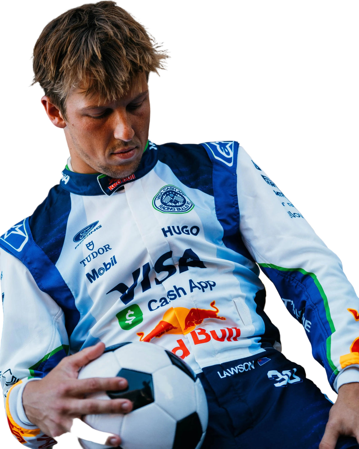 2026 Liam Lawson & Arvid Lindblad Barcelona GP F1 Racing suit - Speedxgear