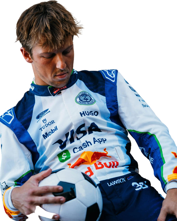 2026 Liam Lawson & Arvid Lindblad Barcelona GP F1 Racing suit - Speedxgear